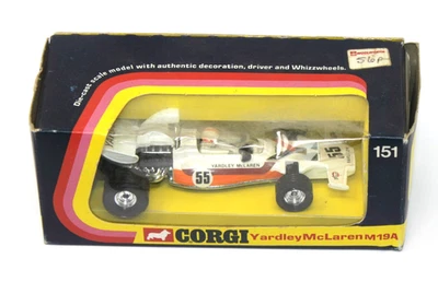 Corgi Nº 151 Yardley McLaren Ford M19A - Fórmula 1 - Corgi Whizzwheels - 1973 Foto 1 de 4