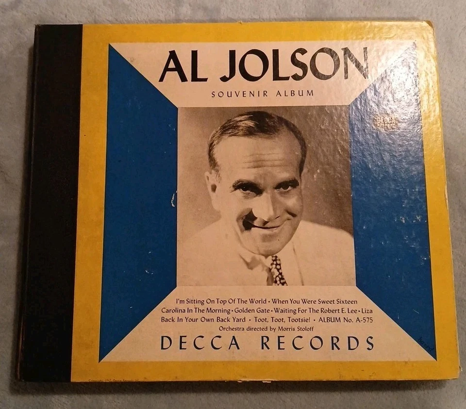 1947 Al Jolson Souvenir Album Box Set 4lp - Image 1 of 4