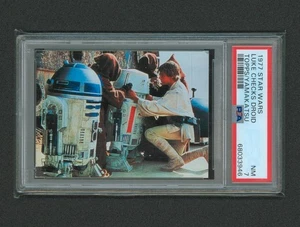 Topps Yamakatsu Star Wars Japanese Luke Checks Droid Standard Size Card PSA - Picture 1 of 2