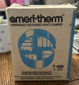 AMERI-THERM 4" T400 THERMISCH BETÄTIGTE ENTLÜFTUNGSKLAPPE NEU NOS SCHNELLER VERSAND LESEN - Bild 1 von 4