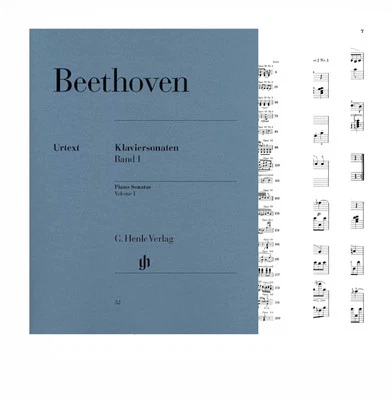 Beethoven Piano Sonatas Volume I Sheet Music – Henle Urtext Edition – Piano Solo - Image 1 of 4