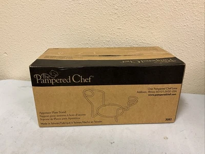 Pampered Chef #3082 Appetizer Plate Stand for 6" Round Plates New - Image 1 of 3