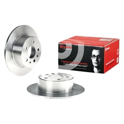 For Mercedes-Benz 560SEL 90-91 Brembo Replacement Plain Solid Rear Brake Rotor Foto 1 de 4