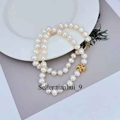 New! Tory Pearl medium length necklace with Jewelry Pouch Size:43cm - Image 1 of 4