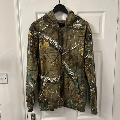 REALTREE FULL ZIP LINED HOODED TOP SIZE 2XL - Image 1 of 4