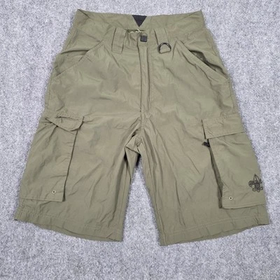Boy Scouts of America Shorts Adult XS Green Centennial Uniform Nylon Cargo - Image 1 of 4