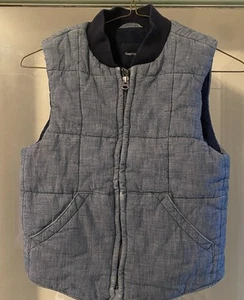 GAP KIDS Puffy Jean Vest SZ Small - Picture 1 of 7
