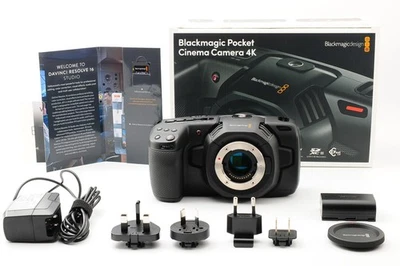 [MINT in BOX] Blackmagic Design Pocket Cinema Camera 4K Camcorder from JAPAN - Image 1 of 4