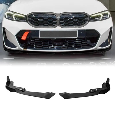 Alerón labial delantero G20 compatible con BMW Serie 3 2023-2025 negro brillante Foto 1 de 4