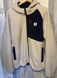 Element Wolfe Reversible Fleece Hooded Top Jacket New with Tags Size XL RRP £140 - Picture 1 of 13