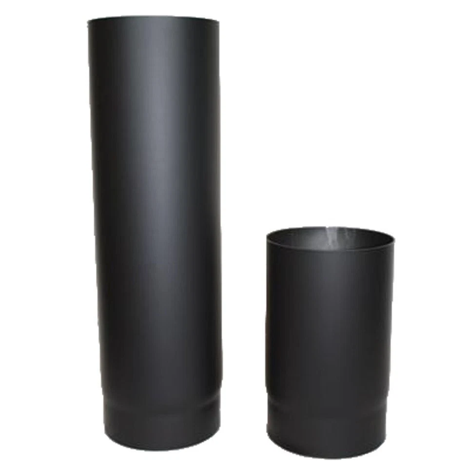 Bertrams Senotherm Ofenrohr 150mm 0,25m - Schwarz