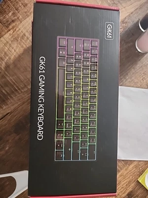 GK61 Mechanical Gaming Keyboard - 61 Keys Multi Color RGB Illuminated LED Bac... - Image 1 of 4