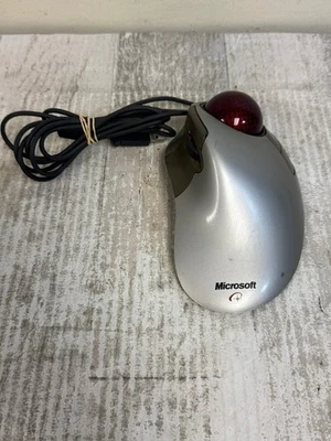 Microsoft Trackball Explorer 1.0 PS2 USB Optical Trackball - Tested - Image 1 of 4