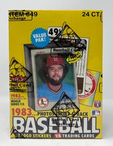 1983 Fleer Baseball BBCE versiegelte ungeöffnete Cello-Box - Bild 1 von 6