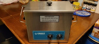 Limpiador Ultrasónico Crest Powersonic 1.5 Galones CP500HT con Cesta Probado Funciona Foto 1 de 4