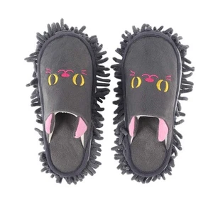 Washable Dust Mop Slippers Microfiber House Floor Cleaning Shoes for Men and ... - Picture 1 of 6