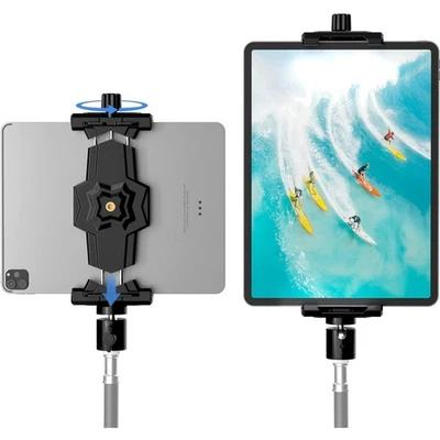 iPad Halterung Adapter für Stativ, Tablet Halterung mit Kugelkopf, Tablet Hal... - Bild 1 von 4