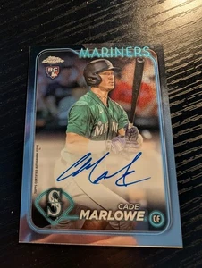 2024 Topps Chrome Rookie Auto Cade Marlowe #RA-CMA RC - Bild 1 von 1