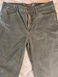 Pantaloni skinny Seven7 velluto a coste spazzolato vita ultra alta skinny donna taglia 14 verde - Foto 1 di 20