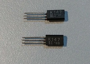Toshiba 2SK147BL ultra low noise N-Ch J-FET matched pair Idss +/-0.2mA rare !! - Picture 1 of 2