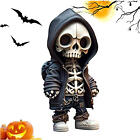Figurines squelette cool poupée crâne d'Halloween statue artisanat ornement de bureau