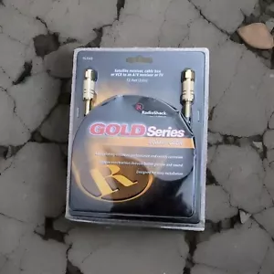 RadioShack ~ Gold Series Coaxial Video Cable 12 Feet (15-1543) **NEW** - Picture 1 of 2