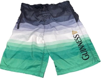 Traje de baño Guinness Beer para hombre verde blanco negro a rayas talla XL - EN EXCELENTE ESTADO Foto 1 de 3