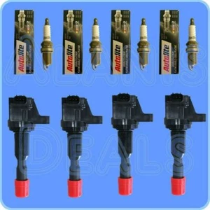4 ADP Ignition Coils + 4 Autolite Iridium XP Spark Plug For Honda Fit 2009-2014 - Picture 1 of 1