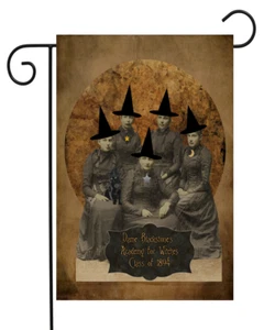 Flags Galore Witches Class Reunion Garden Flag w - Picture 1 of 1