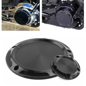 For Harley Touring for Dyna Softail Heritage 99+ Black Engine Cover Timer Cover - Picture 1 of 8