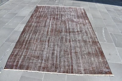 Turkish rug, Handmade rug, Vintage rug, Boho rug, Floor rug, 5.2 x 8.1 ft TV4831 - Image 1 of 4