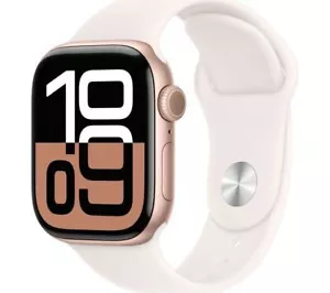 APPLE Watch Series 10 - 42 mm Rose Gold Aluminium Case with Sport Band, M/L - Picture 1 of 1