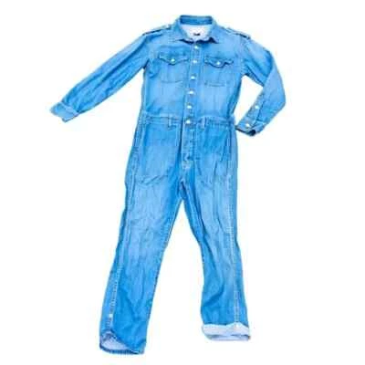 Traje de Vuelo Denim Current/Elliot Traje Corto Mameluco Jumper Mono Talla 1 S Foto 1 de 4