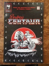 Destroy Centaur - Pinball Comic book - Signed by author! - Nm (2019)