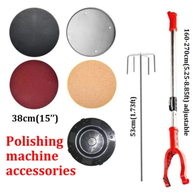 New Sponge Sanding Sheet Burnishing Polisher Accessories 15in 38cm & Rod Mixing - Image 1 of 4