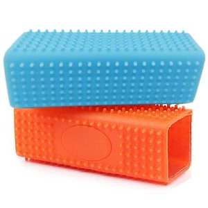 2 Pieces Pet Dog Cat Hair Remover Block Roller Cleaner Hollow Silicone Cleane... - Picture 1 of 6