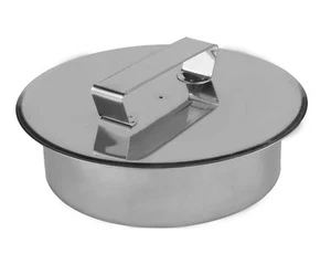 Anillo colector tapón de tubería de chimenea revestimiento de chimenea tapón capuchón extremo capucha - Imagen 1 de 2