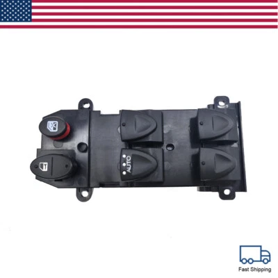 Interruptor de ventana eléctrica principal del lado del conductor delantero de 4 puertas para Honda Civic Sedán 06-11 Foto 1 de 4