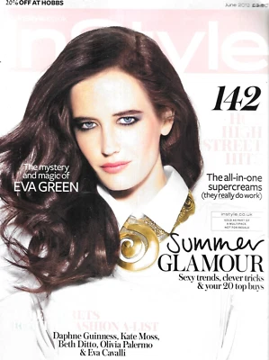 In Style Magazine Eva Green Summer Fashion Kate Moss Beauty Makeup Beth Ditto Foto 1 de 4