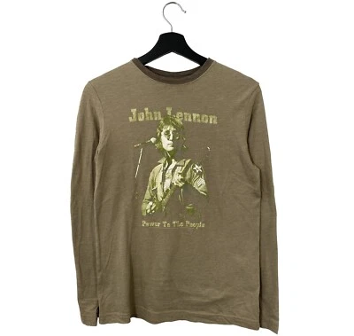 Camiseta Winterland John Lennon Band 2003 vintage verde caqui para hombre talla mediana Foto 1 de 4