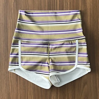 Pantalones Cortos Free People Movement Island Time Para Mujer Pequeños Combo Dune Púrpura Oliva Foto 1 de 4