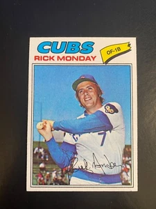 1977 TOPPS BASEBALL #360 RICK MONDAY!! NICELY CENTERED!! $1 SHIPPING!! - Picture 1 of 2