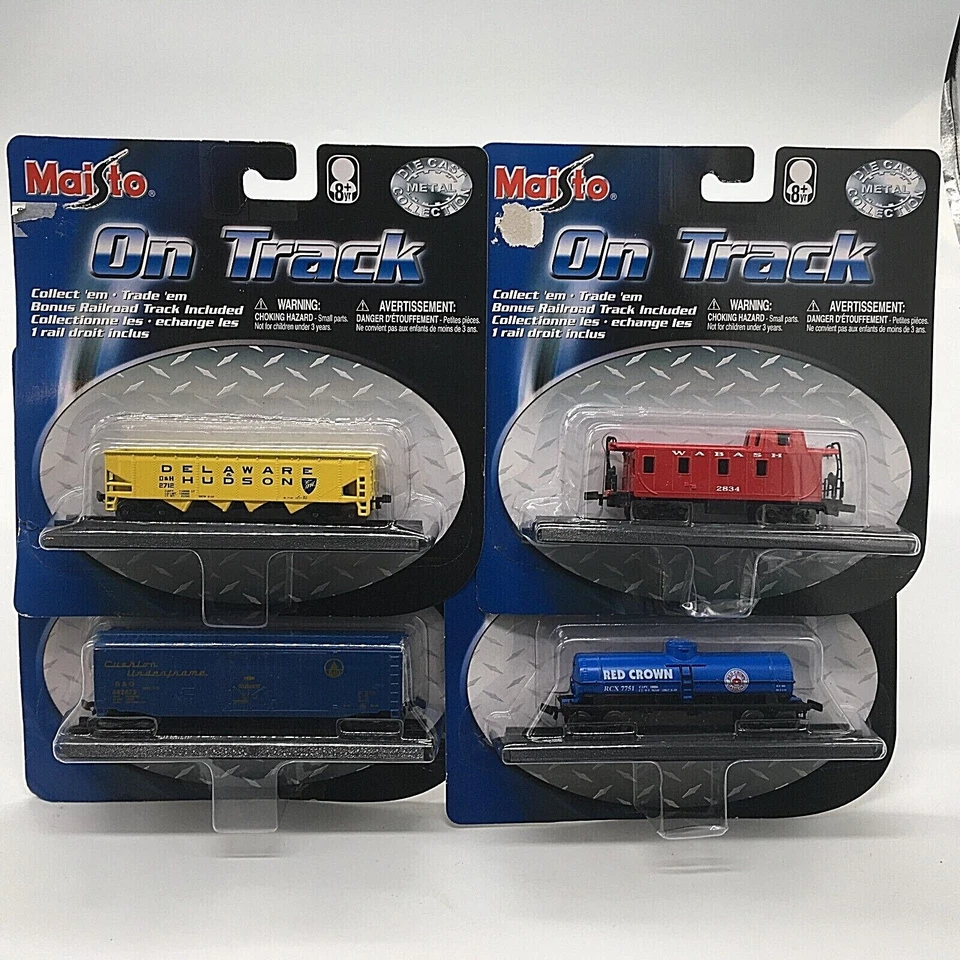 MAISTO On Track N&W Norfork and Western Coal Car Black with track