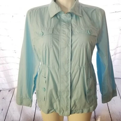 Croft & Barrow Chaqueta Ligera Azul Claro Mujer Lg Foto 1 de 4