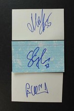 Lot: 29 Toronto Maple Leafs Autographed 1990s Nhl Hockey Index Cards~