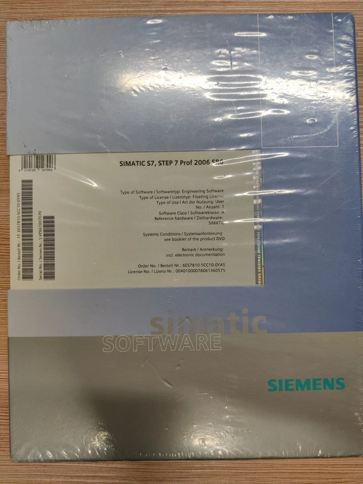 Siemens SIMATIC S7, STEP7 PROF ED2006    6ES7810-5CC10-0YA5 - Bild 1 von 1