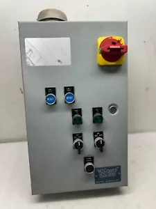 Weil 8151 Duplex Pump Panel, 1HP, 3PH, 230V Sprecher & Schuh Used Working - Picture 1 of 6