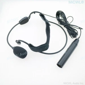 Dynamic ME3 Headset Microphone XLR 3Pin Phantom Power Head wear Mic for Mixer - Picture 1 of 5