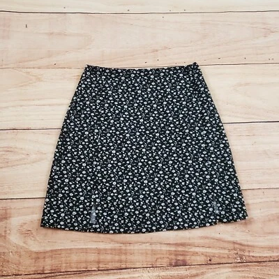 Бренди Melville юбка женщин один размер мини черный цветочный шифоновое J галтованный женщины - Изображение 1 из 4