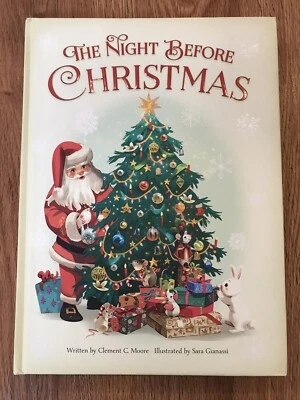 The Night Before Christmas Clement C. Moore Illus By Sara Gianassi Board Book Foto 1 de 2
